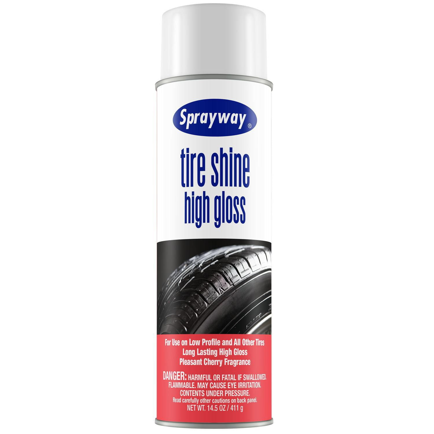 Sprayway High Gloss Tire Shine Gives Your Tires A LongLasting "Wet