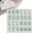 Green, variant on LCBarley 2026 New Mahjong Practice Board 3D Printed Solo Single Player Mahjong Practice Board American Mahjong Strategy Aid with 24 Slots Portable Practice Boards (Pink)