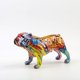 thumbnail image 1 of Preciosa escultura de Bulldog de resina, estatua coleccionable de perro Pla, 1 of 4