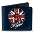 thumbnail image 1 of Marvel Studios What If? Série Captain Carter Portefeuille Bi-Fold Union Jack Shield, 1 of 3