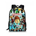 thumbnail image 1 of Kids Boys Girls Roblox Print Backpacks School Bag Rucksack Gifts A, 1 of 2