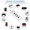 thumbnail image 2 of Divisor USB Adaptador Hub de extensión USB de 4 puertos 1 a 4 con velocidad de transmisión de datos de 5 Gbps, blanco kenally EL001467-02B, 2 of 2