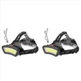 thumbnail image 1 of 2X Luz de Cabeza LED COB por USB para Acampar Al Aire Libre Senderismo, 1 of 10