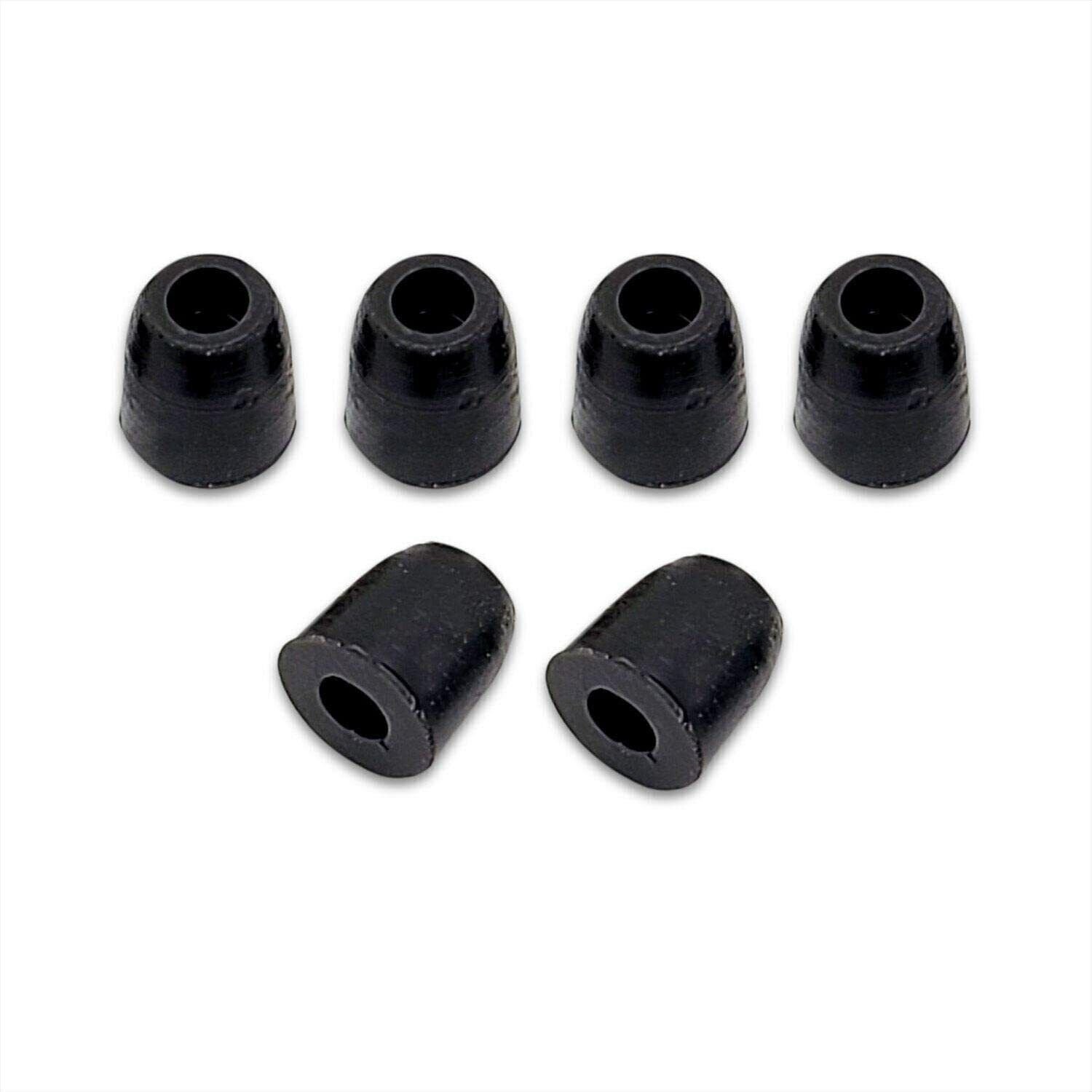 Gamakatsu Silicon Stopper Black M 12pk