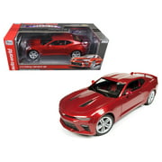 2016 Chevrolet Camaro SS Garnet Red Limited Edition to 1002pc 1/18 Diecast Model Car by Autoworld