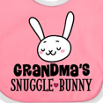 thumbnail image 4 of Inktastic Grandma Snuggle Bunny Easter Boys or Girls Baby Bib, 4 of 4