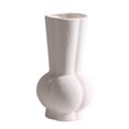 thumbnail image 3 of Jarrón de cerámica, jarrones decorativo Simple nórdico para oficina, boda, decoración , Blanco Estilo A Macarena Florero de arte simple, 3 of 4