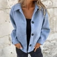 thumbnail image 2 of Veste pour Femmes, Cardigan à Boutons et Col Rabattu Manches Longues Décontracté, Cardigan pour Femmes, 2 of 7