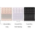 thumbnail image 2 of 6 Pieces Women's Soft Comfortable Elastic Bra Extenders Bra Extension Strap 4 Hook 3 Row Lady's Bra Extender Bra Band, 2 of 5