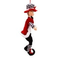 thumbnail image 2 of Kurt Adler KK0111B 15 in. Kringle Klaus Elfie Checkered Outfit Ornament, 2 of 4