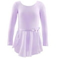thumbnail image 4 of HAWEE Girls Ballet Dance Dress Toddler Long Sleeve Ballet Leotards with Removable RuffleTutu Skirt, 4 of 6