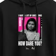 thumbnail image 3 of The Office - Kelly How Dare You - Juniors Cropped Pullover Hoodie, 3 of 5