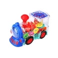 thumbnail image 1 of 1 Pcs Electric Gear Train Music Light Rotation Toy Birthday Gift For Children Kids, 1 of 5