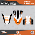thumbnail image 3 of Kalair GFX Graphics Kit for Honda CRF50 (2013-2023) Orange-crew Series, 3 of 5