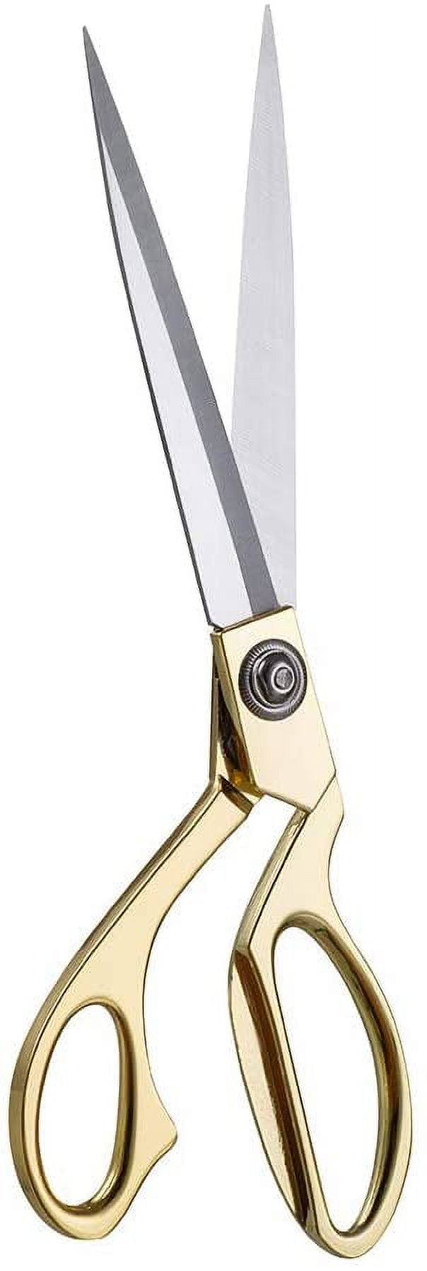 Dropship One Pair Of Golden Fabric Scissors Stainless Steel Sharp