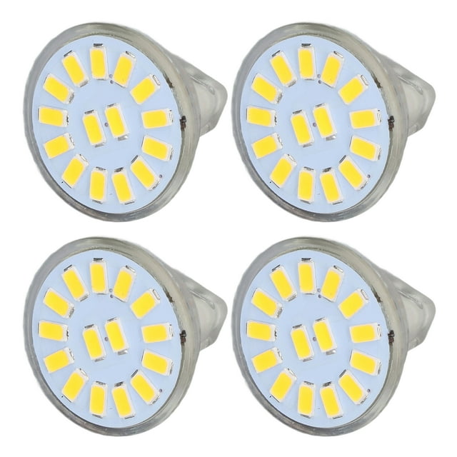 4 Uds 15LED MR11 Bombilla 5W 500LM Base De Doble Pin Para Foco De Paisaje Ahorro De Energía ANGGREK