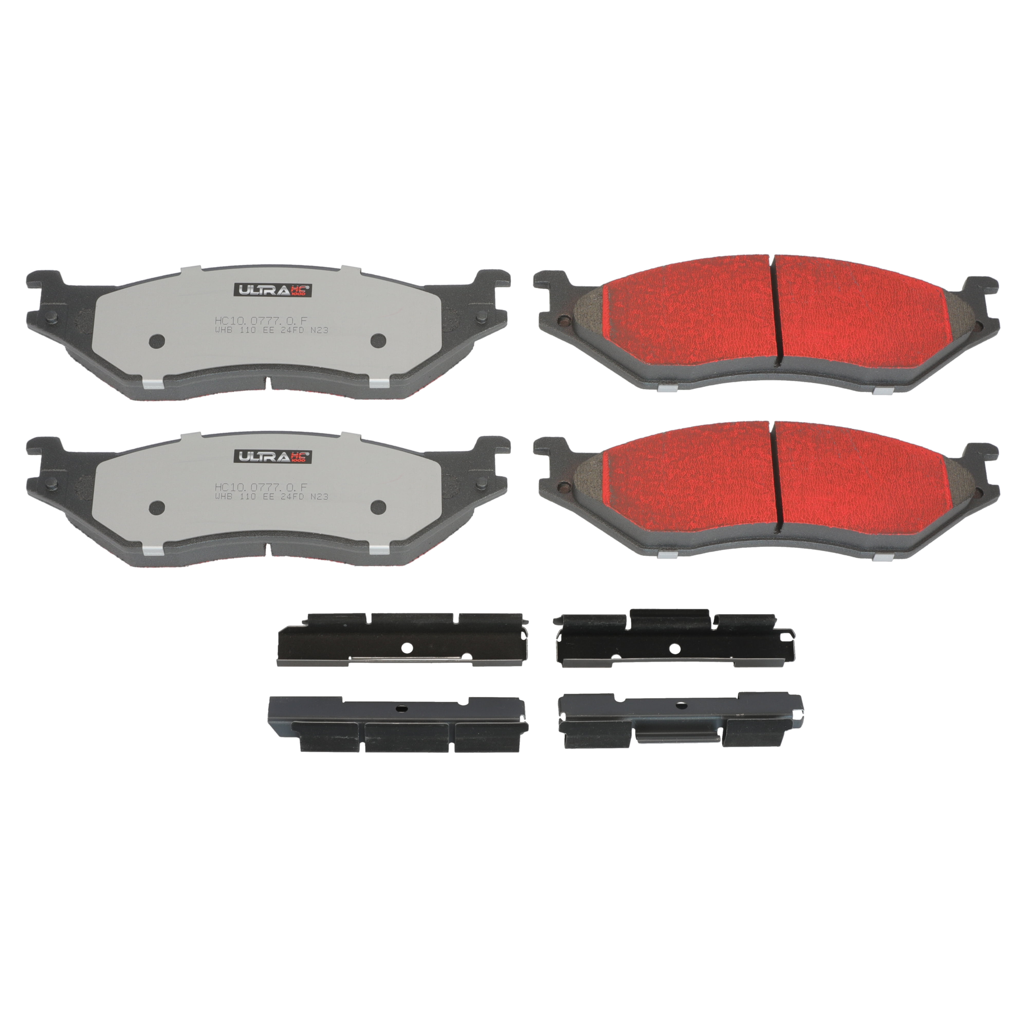 Ultra HC 1000 Brake Pad Set, Front HC10.0777.0.F, Ford F-450 Super Duty 2004-1999