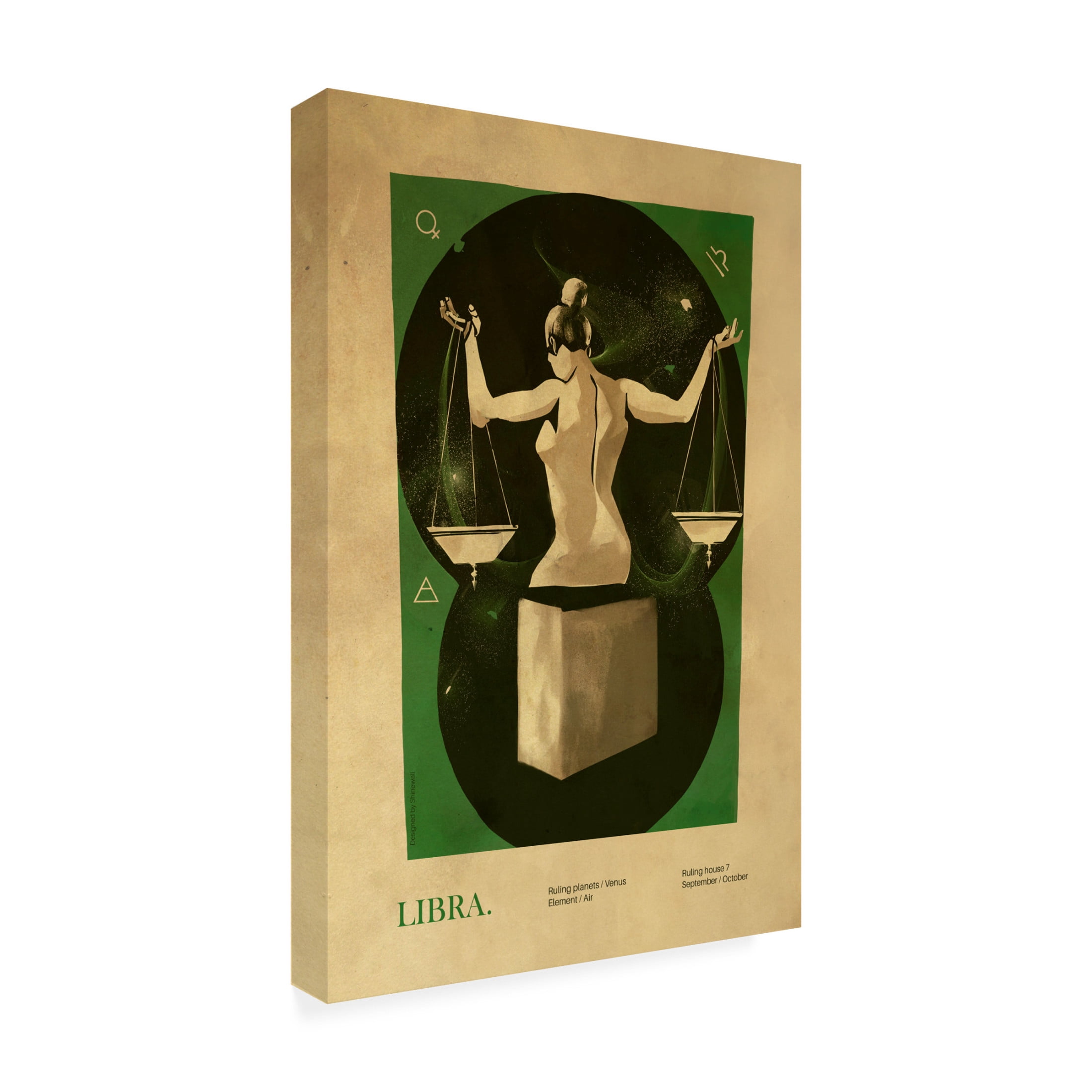 Trademark Fine Art Dionisis Gemos Libra print Canvas Wall Art