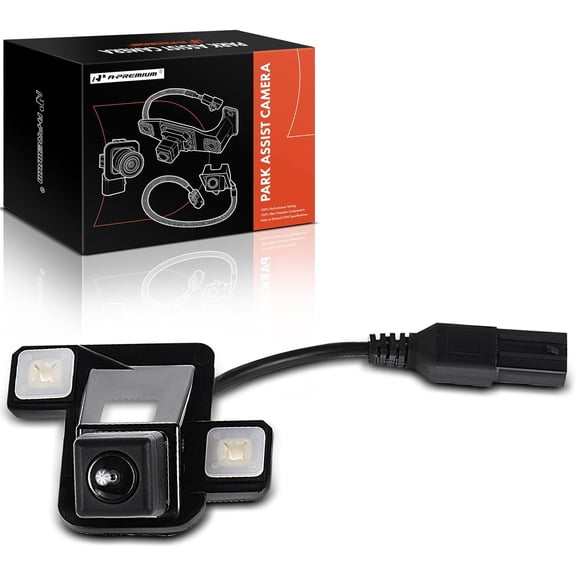 A-Premium Park Assist Camera Rear View Backup Reverse Camera Compatible with Select Toyota Models - 2015 2016 2017 2018 Prius V - Replace# 86790-47060