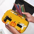 thumbnail image 6 of Goofa Happy Halloween1 Pattern Double Layer Pen Pencil Case, Protective Large Capacity Storage Organizer Pen Pouch, Office College Supplies for Teens Adults, 6 of 7