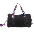 thumbnail image 6 of Madison & Dakota Girls Dance Duffle Bag for Ballet, Dance, Dancewear, Clothing, Dresses, Skirts, Tutus, Tights, Stockings, Shoes and Accessories in Black with Glitter and Tie Dye Straps, 6 of 9