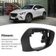 thumbnail image 4 of Side Mirror Cover Housing for  CX-3 2015-2019,  CX5 2014-2017 With Light Mirror Version, Car Rear View Mirror Cover Trim Frame, Reverse Mirror Housing Frame Replacement, 4 of 7