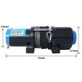 thumbnail image 2 of 4500 lb Winch ATV UTV Electric Winch,12V Waterproof Winch Synthetic Rope Trailer Electric Winch with Wired Remote and Wireless Remote for ATV UTV Towing,Boat,Off-Road, 2 of 19