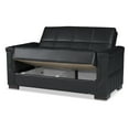 thumbnail image 5 of Ottomanson Origins Pro Sleeper Loveseat, Black Leatherette, 5 of 10