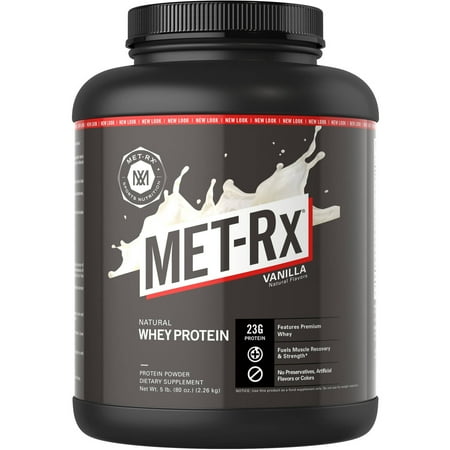 MET-Rx Vanilla Natural Whey Protein Powder Dietary MET-Rx Vanilla Natural Whey Protein Powder Dietary