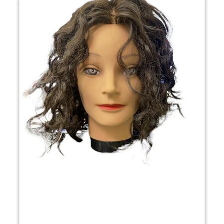 MANNEQUIN HEAD WITH CURLY, WAVY HAIR by DEVACURL