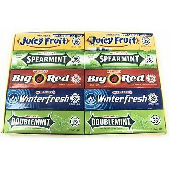 Wrigley's Chewing Gum Assortment 25 Packs