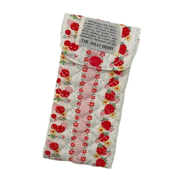 Portable Glasses Bag Soft Fabric Eyewear Organizers Bag For Commuting And Trip