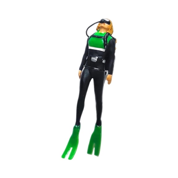 Figura de personaje de la calle Hugo Diorama 1:64 verde