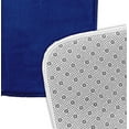 thumbnail image 2 of Simply Daisy 24" x 17" Plush Microfiber Blue Football Bath Mat, 2 of 4
