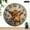 10x10in, variant on Patifu Highland Cow Round Wooden Wall Clock Silent Sweep Movement Battery Operated 10x10in