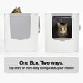 Modkat XL Litter Box Extra Large Cat Litter Box with Top & Front
