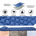 thumbnail image 4 of Colchoneta Para Acampar Ultraligera Portátil Con Almohada Azul, 4 of 5