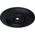 thumbnail image 3 of 44 1/2"OD x 4"ID x 4 "P Classic Ceiling Medallion (Fits Canopies up to 8 1/4"), Hand-Painted Steel Gray, 3 of 6