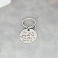 thumbnail image 3 of Daddy Keychain Thank You for Being The Dad You Didn't Have To Be Keyring Father's Day Gift From Daughter Son Key Chain, 3 of 5