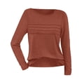 thumbnail image 4 of ZJXFGS Thermal Shirts for Women,Womens Winter Clothes,Thermal Tops for Women,Long Underwear Women,Base Layer Women Brown M, 4 of 4