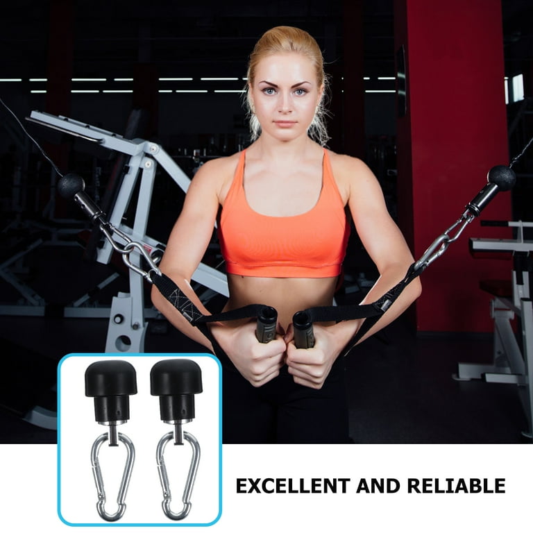 2 Sets Fitness Equipment Accessories Simplicity Cable Ankle Attachments for Gym Snap Hook Walmart
