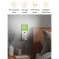 thumbnail image 4 of Night Lights Auto Sensor Moroccan Pattern Plug-in LED Nightlights Lamp Dusk to Dawn for Living Room, Bedroom, Bathroom, Hallway, Stairways Home Wall Decor, Green Geometric Trellis Night Light, 4 of 9