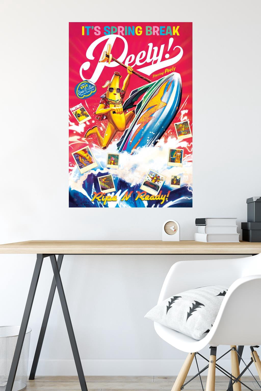 Fortnite - Marco D'Alfonso Spring Break Peely Wall Poster, 22.375" x 34"