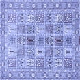 thumbnail image 1 of Ahgly Company Indoor Square Persian Blue Traditional Area Rugs, 6' Square, 1 of 4