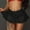 Black, variant on HUPOM Women Boxers Underwear Girls Panties High Waist Sleepwear Tie Comfort Waist Red XL