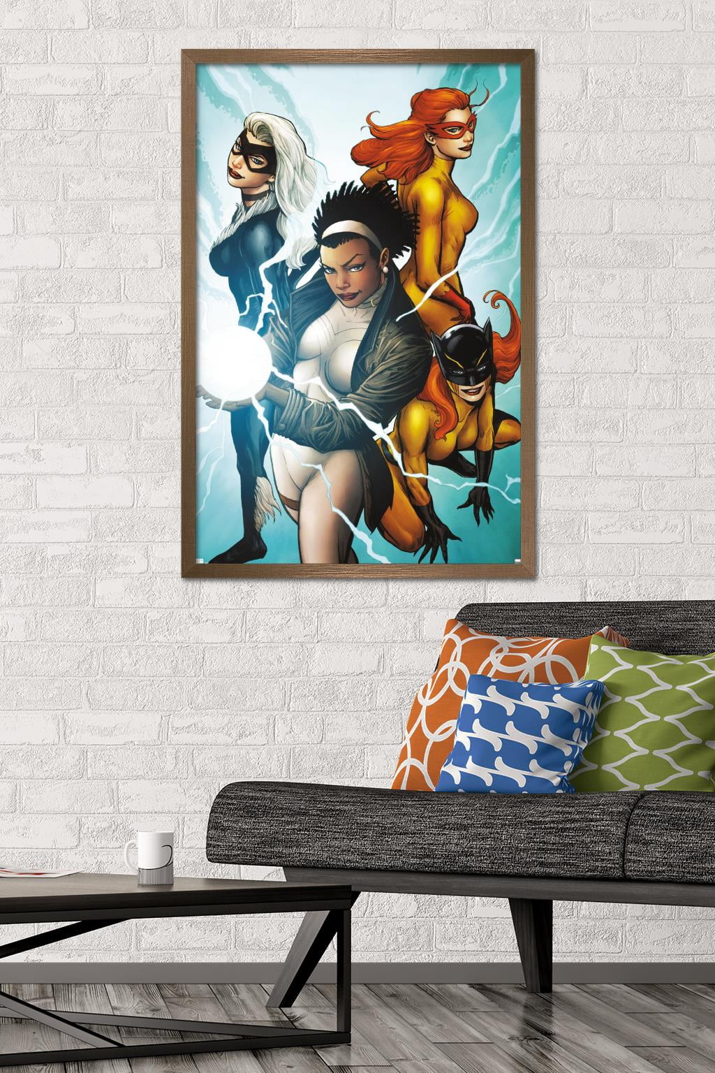 Marvel Comics - Photon - Avengers West Coast #45 Wall Poster, 22.375" x 34", Framed