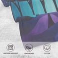 thumbnail image 5 of Yayeee 100% Cotton Hand Towels for Bathroom 16" x 28" Soft Absorbent Kitchen Towel, Purple Moonlight Forest, 5 of 7
