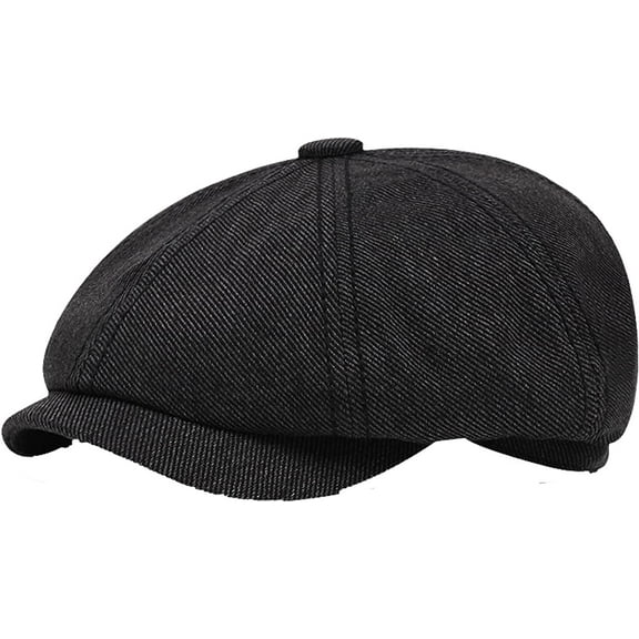 CoCopeaunts Newsboy Hats for Men Winter Hat Vintage Retro Octagonal Newsboy Cap Autumn Winter Artist Painter Beret Hat
