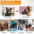 thumbnail image 5 of CollarDirect Bozal para perro – Protector bucal ajustable de nailon tribal suave y transpirable para perros pequeños, medianos, antimasticación, ladridos y mordeduras, 5 of 5
