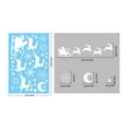 thumbnail image 3 of Christmas Window Clings - Winter House Decals, Simple Style Reusable Non-Adhesive Street Scene Border Stickers for Home, Cafe, Mall Glass Door, Christmas Decor, 3 of 6